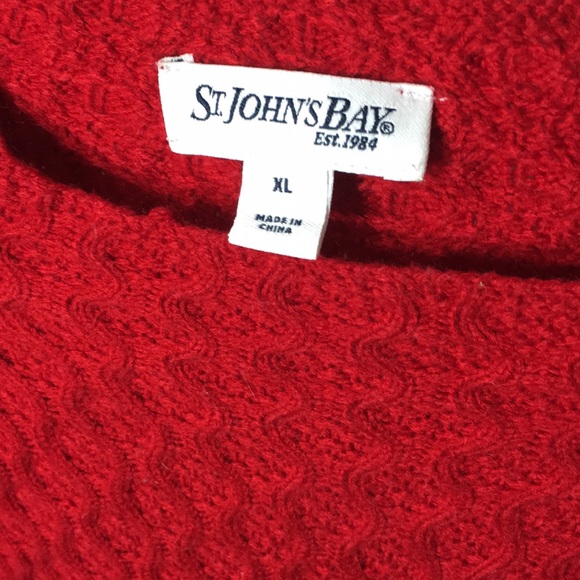 St Johns Bay Long Sleeve Crewneck Sweater - Picture 2 of 6